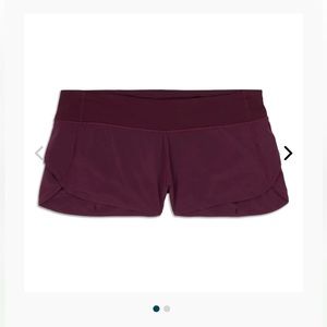 Lululemon Speed Short- Dark Adobe-Size 6